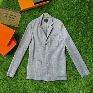 Vince. Knitted mens casual blazer gray size small